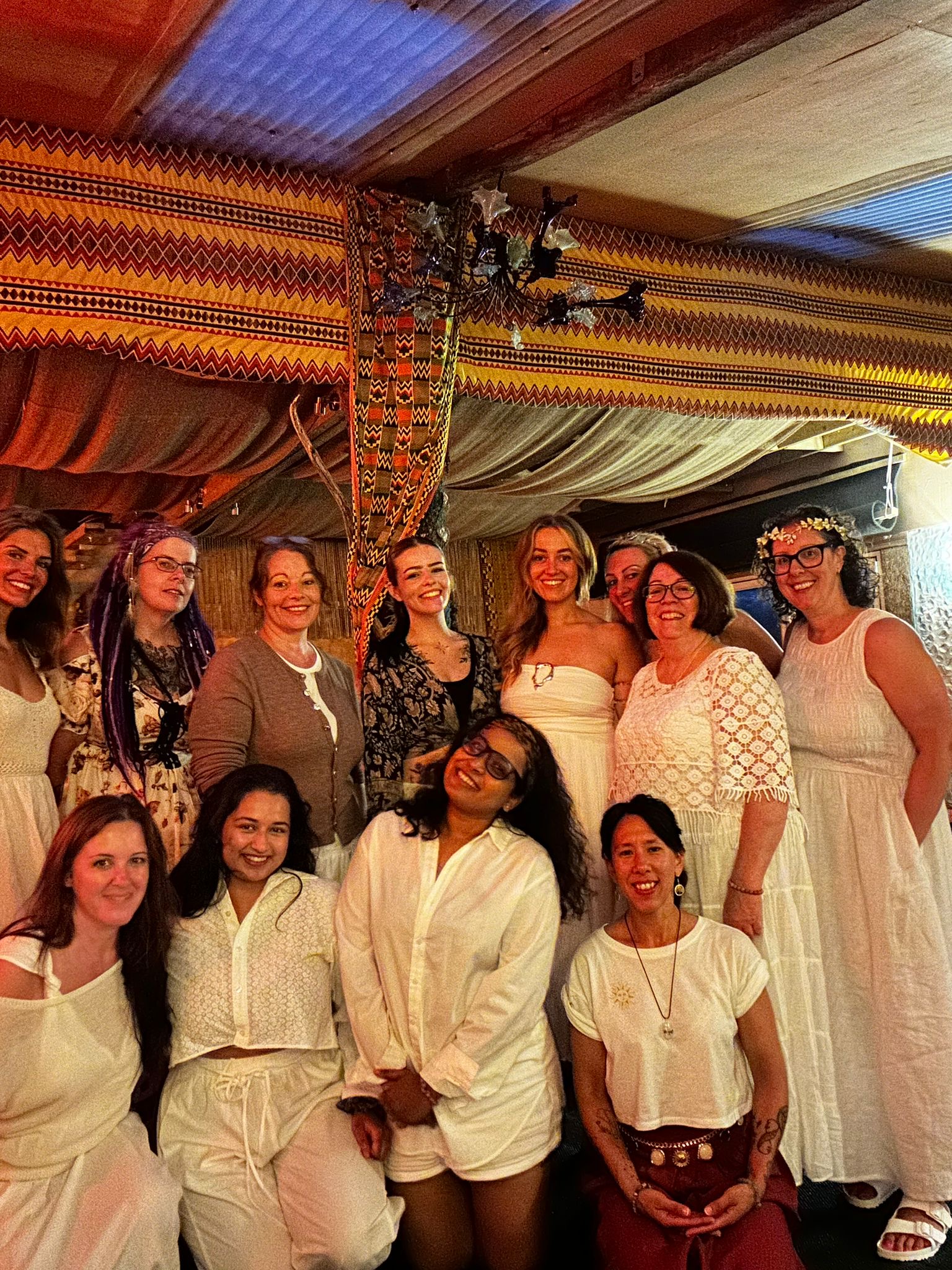 A HELD retreat group smiling together