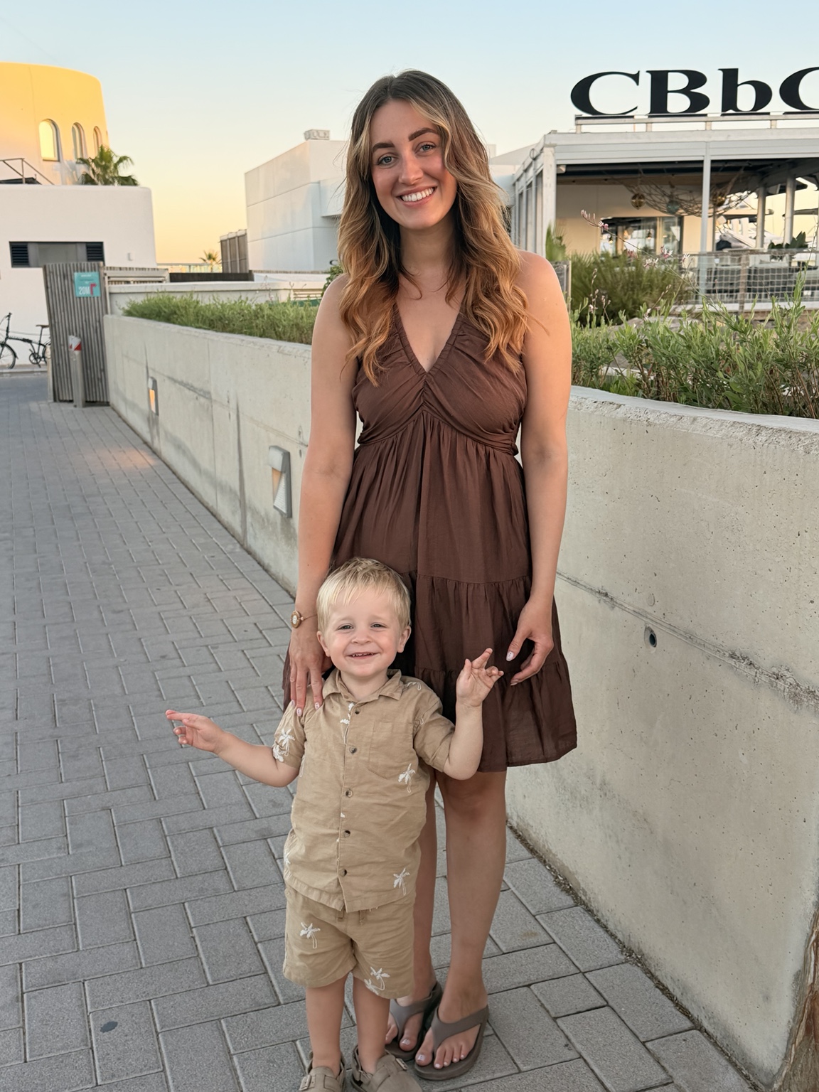 Leanne with her son Hudson